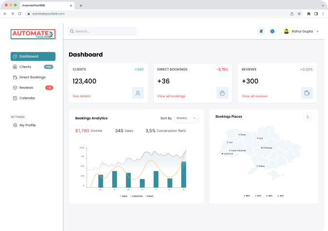 Airbnb automation system