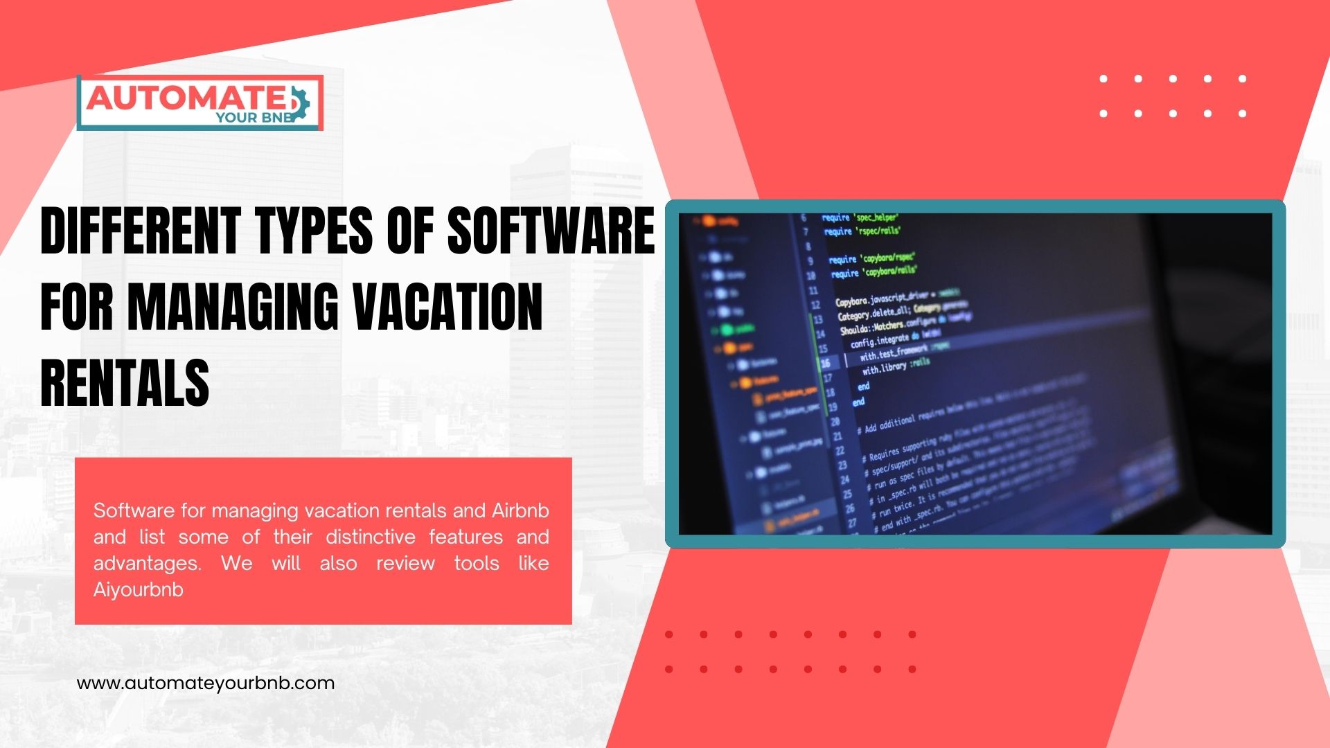 Software for Managing Vacation Rentals